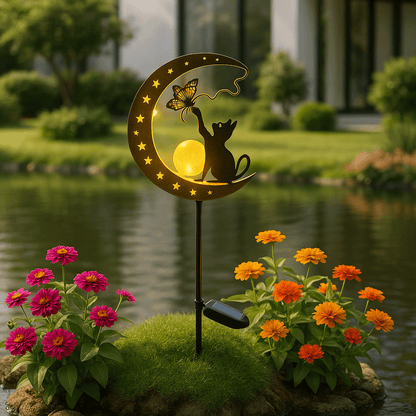 Lampe solaire extérieur - Lune - Pur Jardin