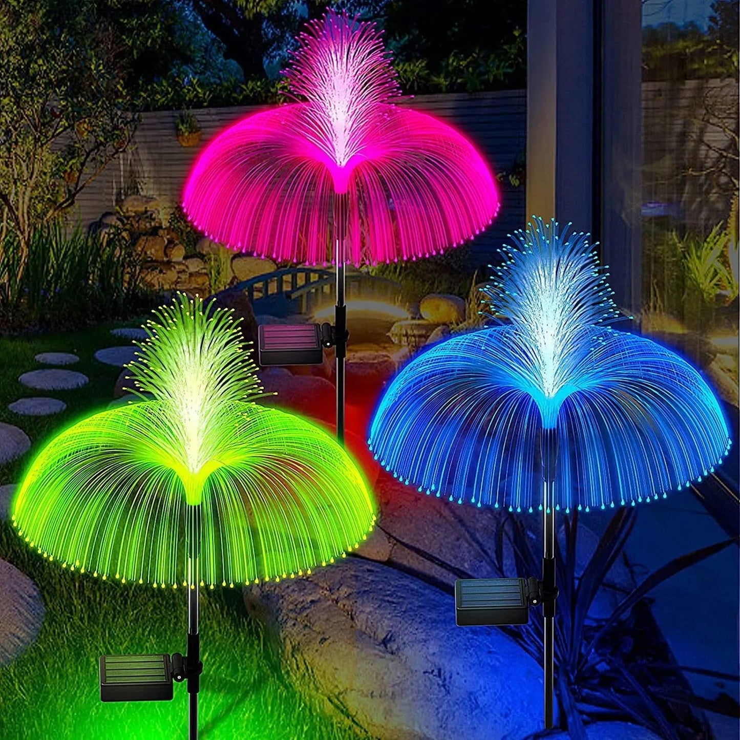 Lampe solaire extérieur - Meduse - Pur Jardin