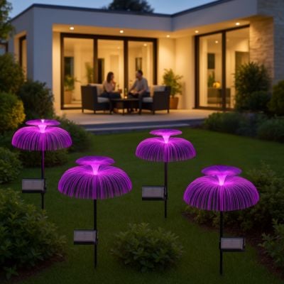 Lampe solaire extérieur - Meduse - Pur Jardin