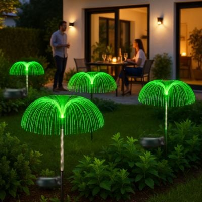 Lampe solaire extérieur - Meduse - Pur Jardin