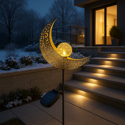 Lampe solaire extérieur - Lune