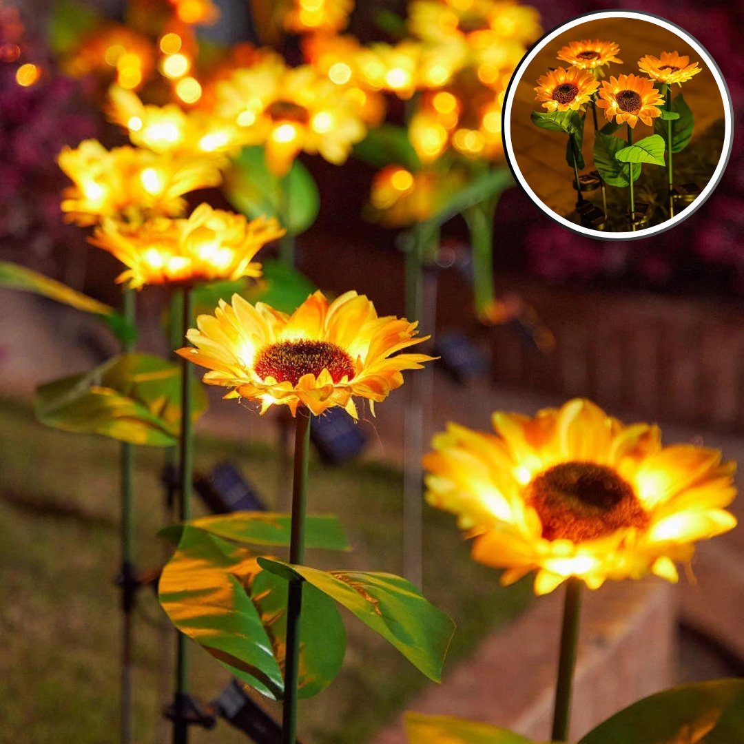 Lampe solaire jardinage - Tournesol - Pur Jardin