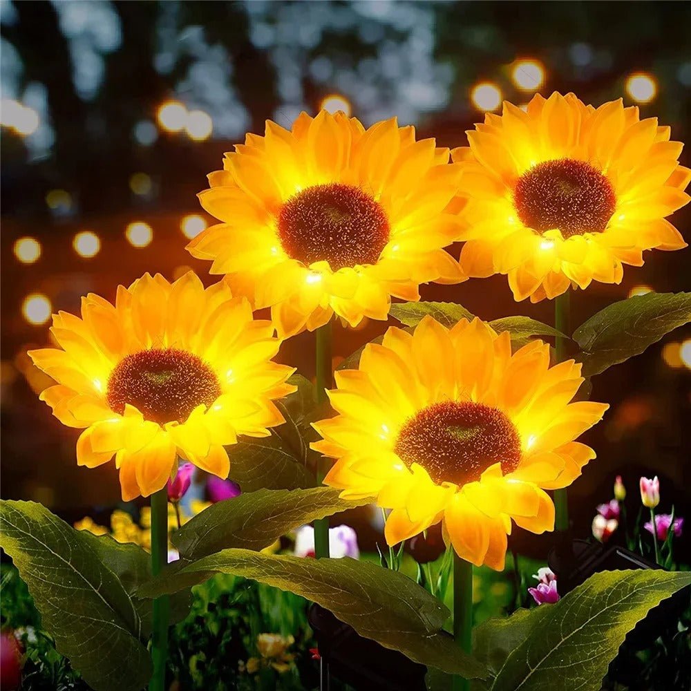 Lampe solaire jardinage - Tournesol - Pur Jardin