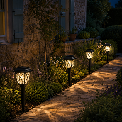 lampe extérieur solaire PurReflet pour allée