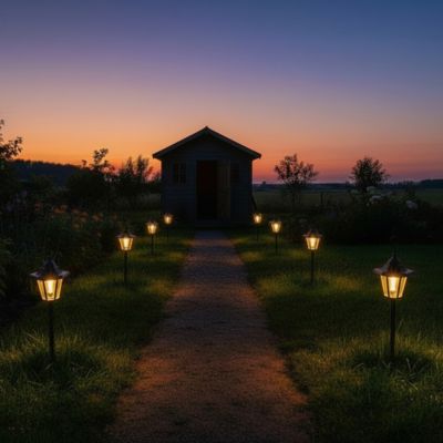 Lampes exterieur solaire - Vintage - Pur Jardin