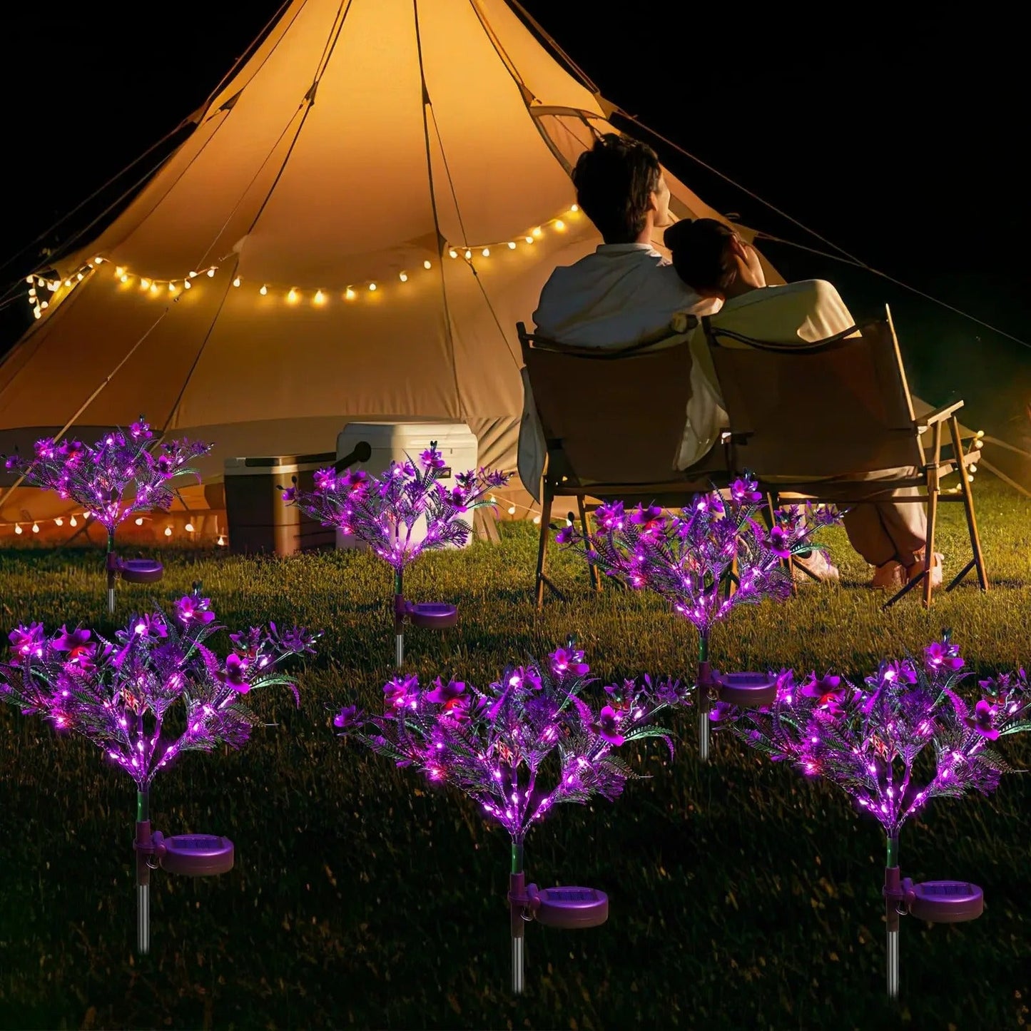 Lampes jardins solaires - Orchidee - Pur Jardin