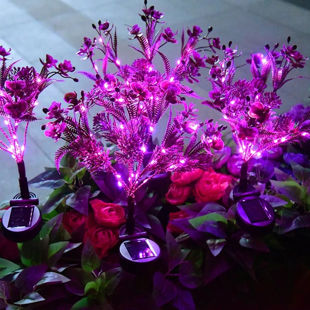 Lampes jardins solaires - Orchidee - Pur Jardin