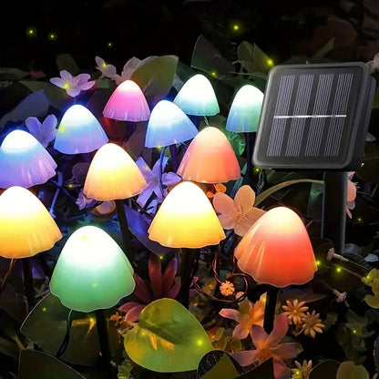 Lampes solaires de jardin - Champignon - Pur Jardin