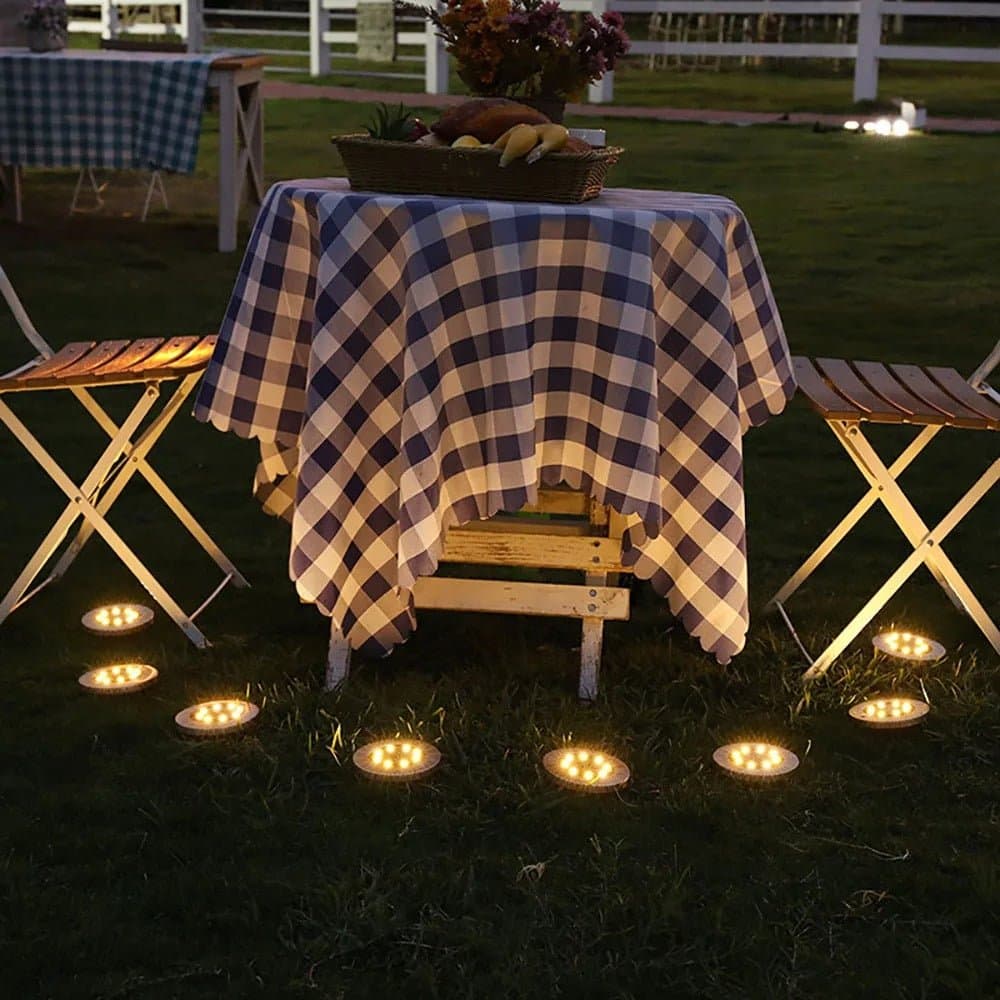 Lampes solaires pour le jardin - Disque - Pur Jardin