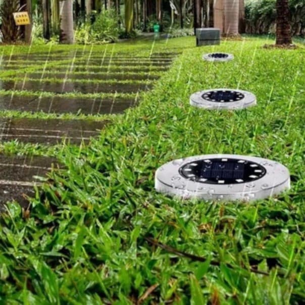 Lampes solaires pour le jardin - Disque - Pur Jardin