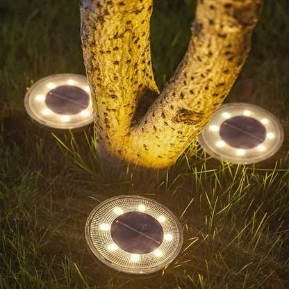 Lampes solaires pour le jardin - Rondelle - Pur Jardin