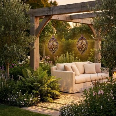 Lanterne exterieur - Goutte d'eau - Pur Jardin
