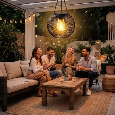 Lanterne exterieur solaire - Globe - Pur Jardin