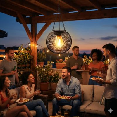Lanterne exterieur solaire - Globe - Pur Jardin