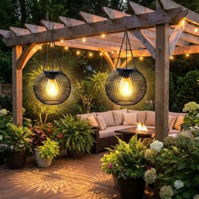 Lanterne exterieur solaire - Globe - Pur Jardin