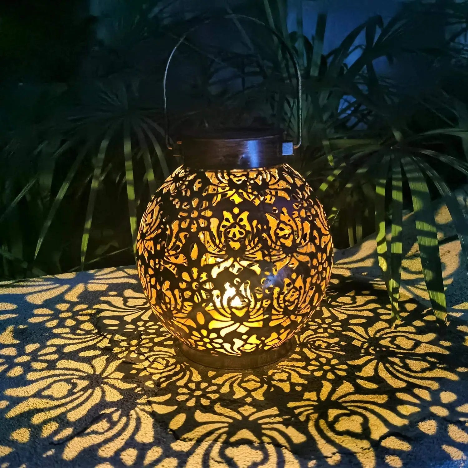 Lanterne solaire extérieur - Floral - Pur Jardin