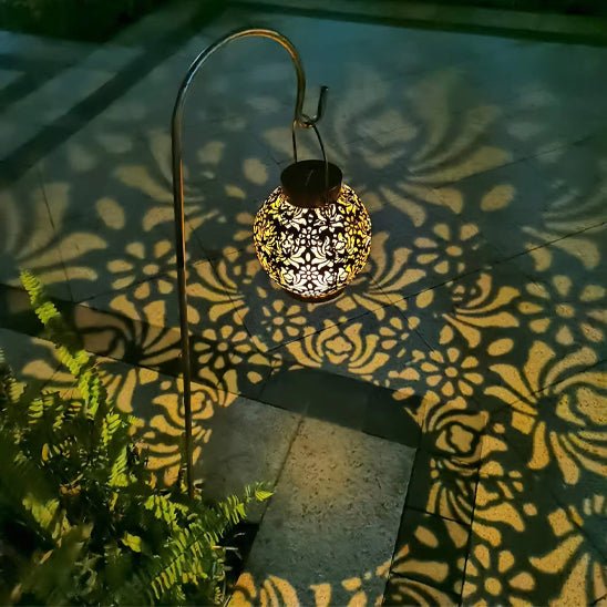 Lanterne solaire extérieur - Floral - Pur Jardin