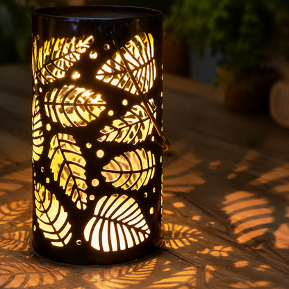 lanterne exterieur solaire PurFeuillage de soir
