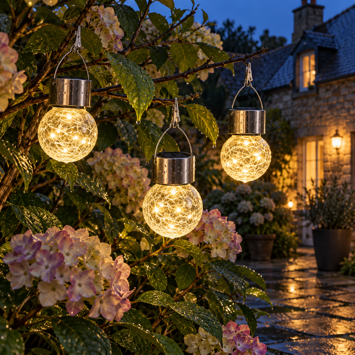lanterne solaire PurCristal pour jardin
