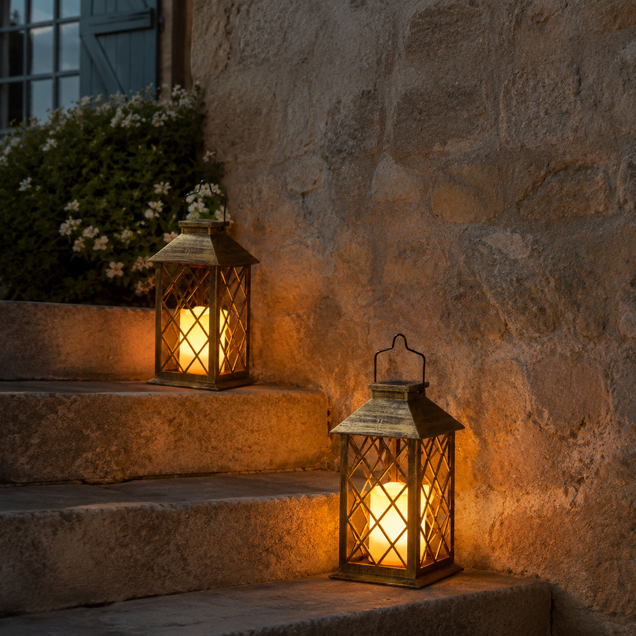 lanterne solaire exterieur PurVeillée pour escalier