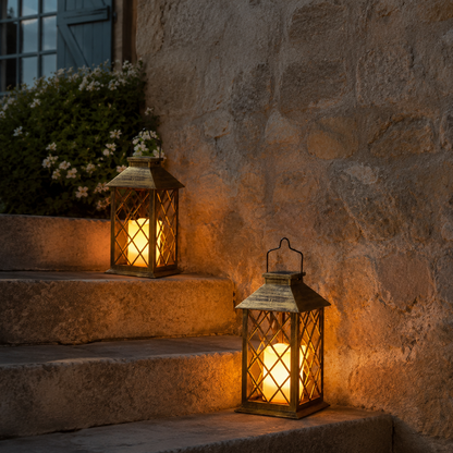 lanterne solaire exterieur PurVeillée pour escalier