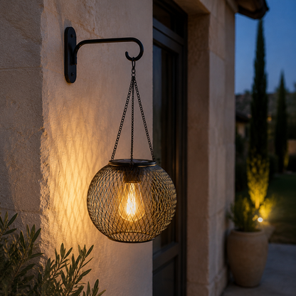 lanterrne solaire extérieur PurSphère pour entrée