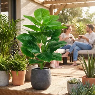 Plante artificielle extérieur - Alocasia - Pur Jardin