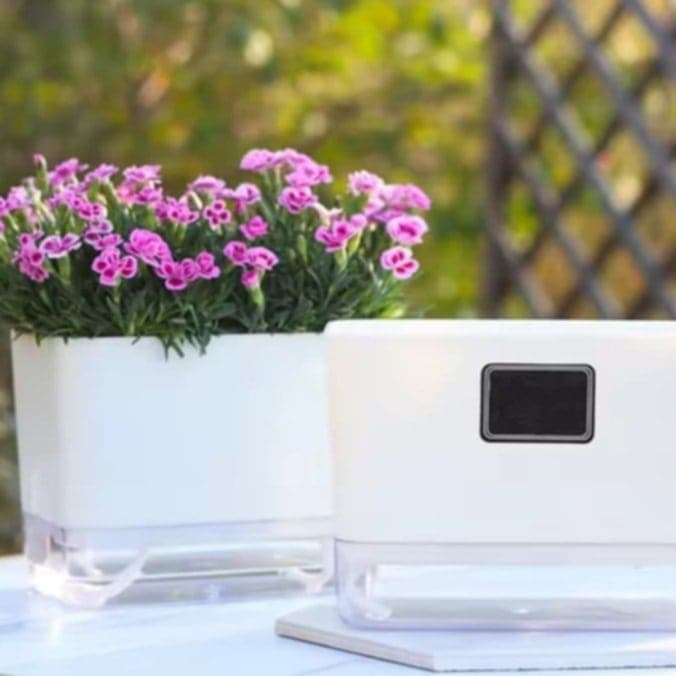 Pot en plastique - Blanc - Pur Jardin
