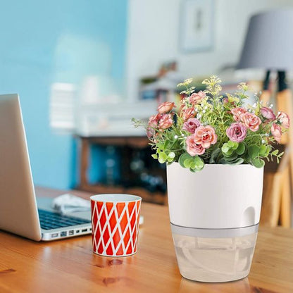 pot-plante-plastique-moyen-et-blanc-auto-arrosant