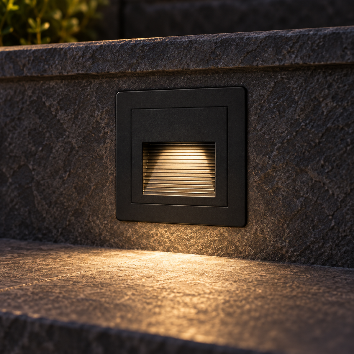 spot exterieur encastrable PurPassage de soir