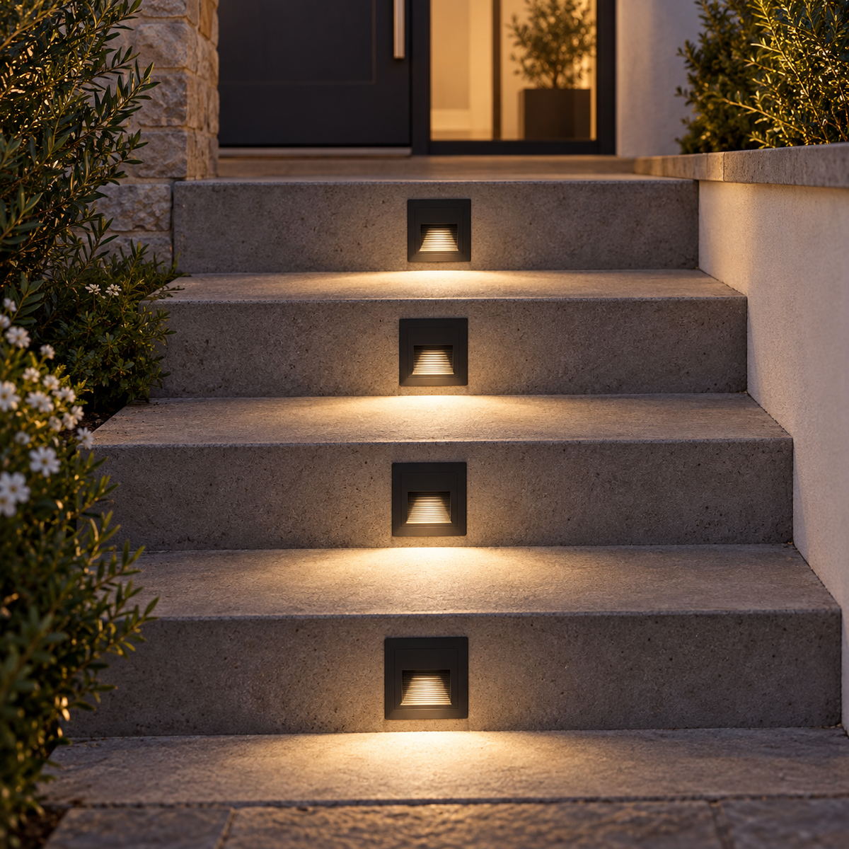 spot exterieur encastrable PurPassage pour escalier