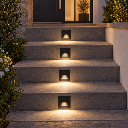 spot exterieur encastrable PurPassage pour escalier