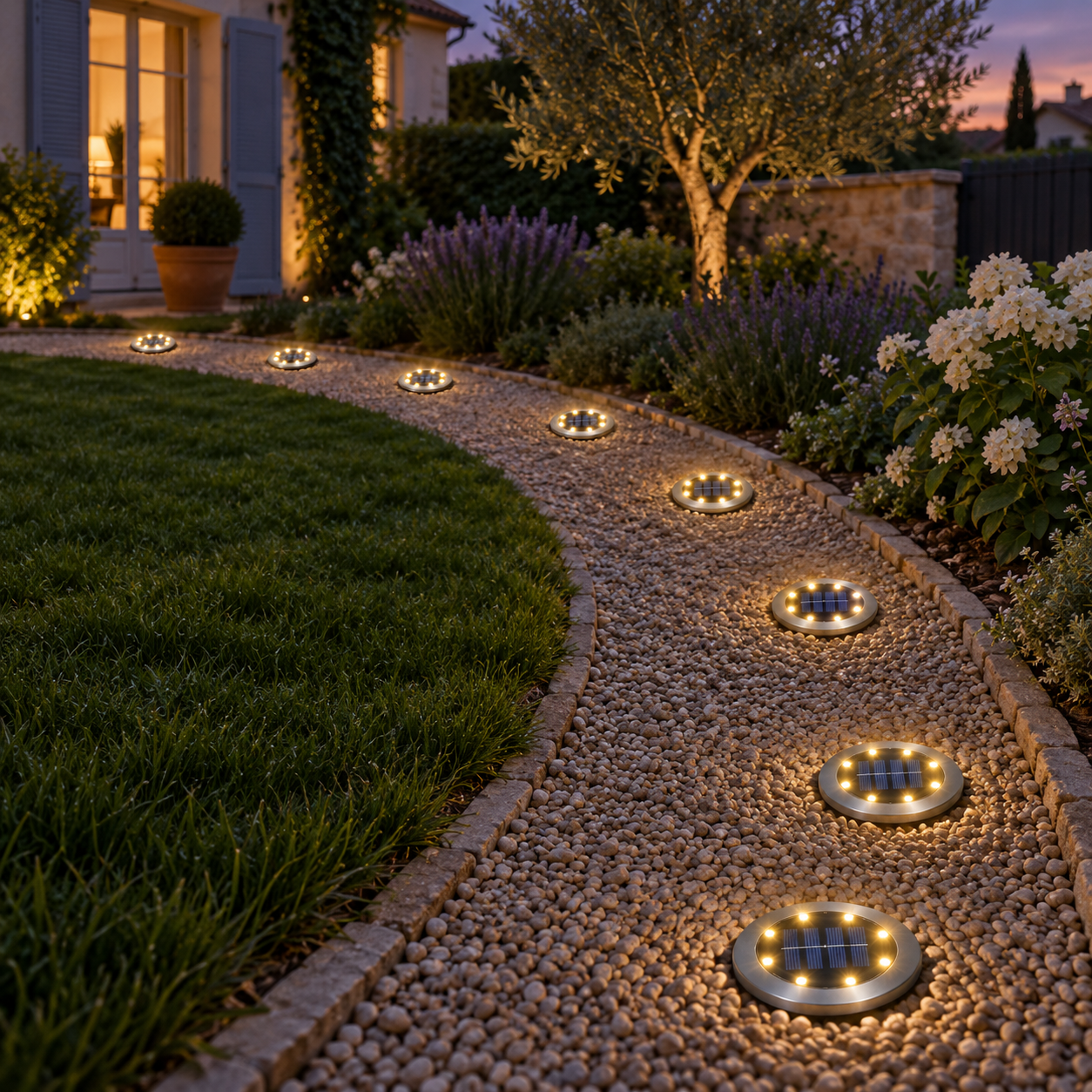 spot solaire extérieur PurFinesse pour jardin 