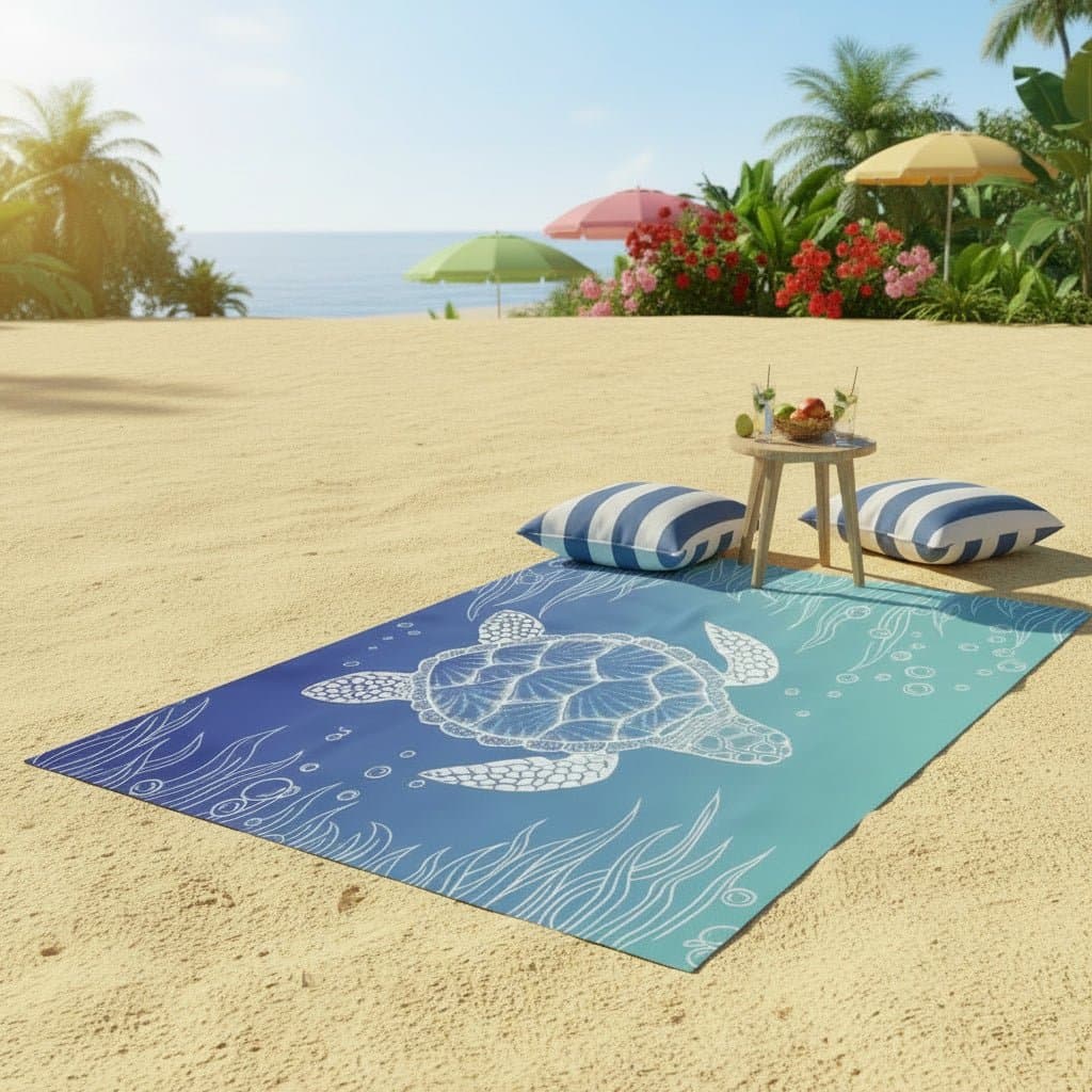 Tapis de sol exterieur - Tortue - Pur Jardin