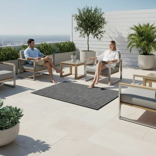 Tapis d'exterieur - Absorbant - Pur Jardin