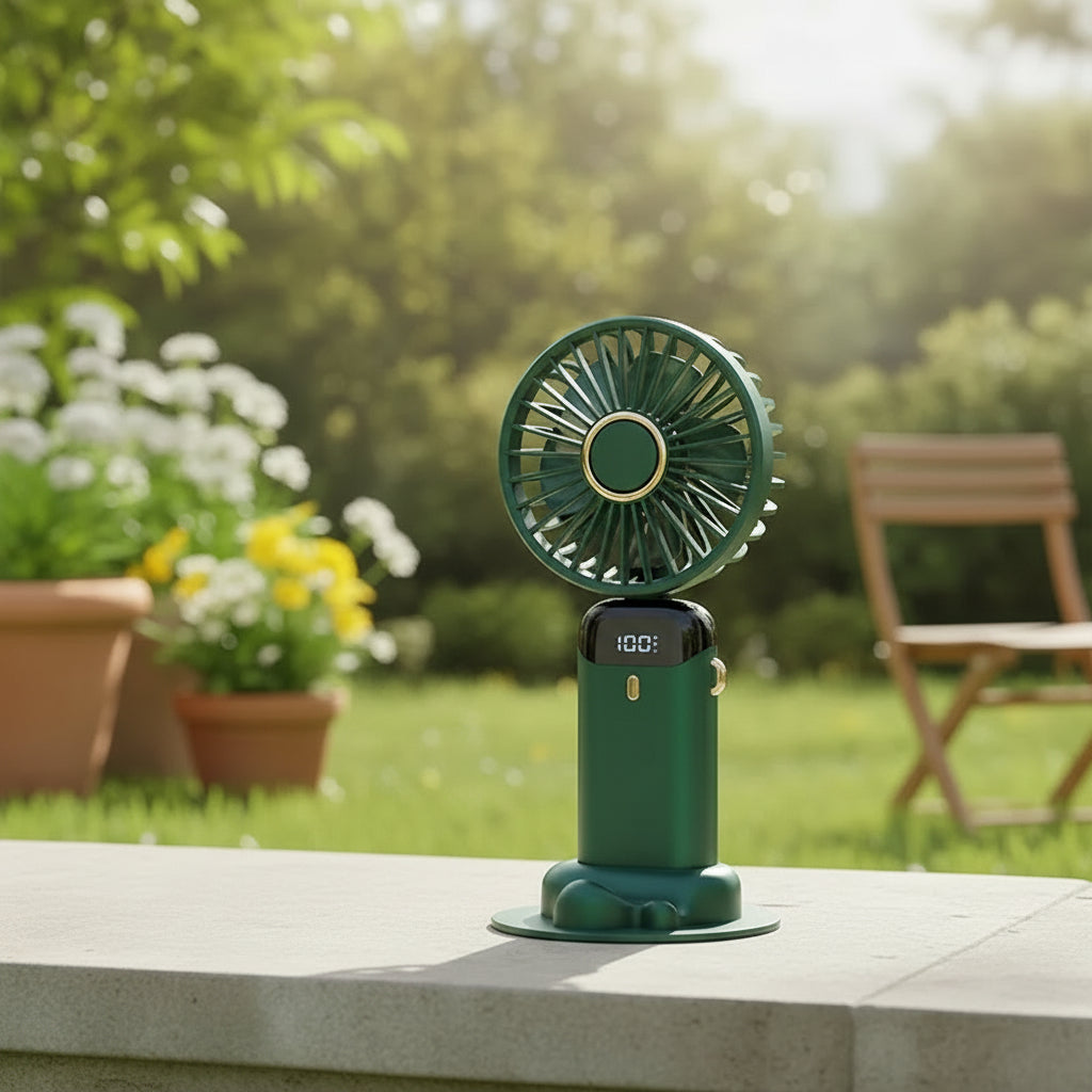 ventilateur-à-main-90-vert