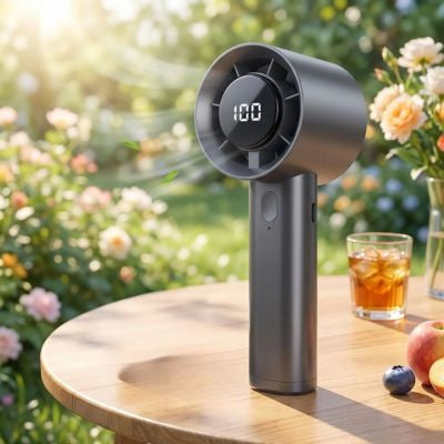 ventilateur-à-main-sans-pales-noir