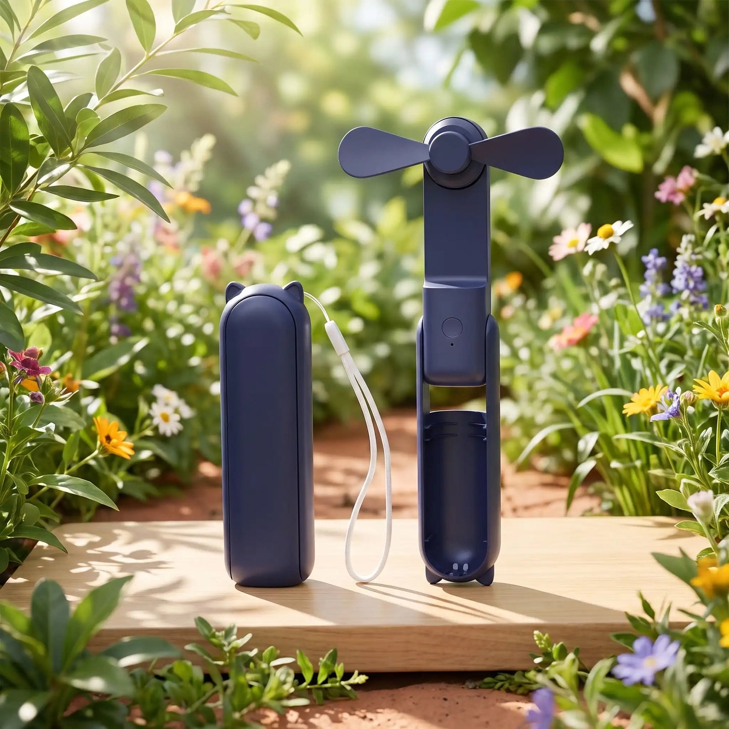 ventilateur-a-main-pliable-bleu