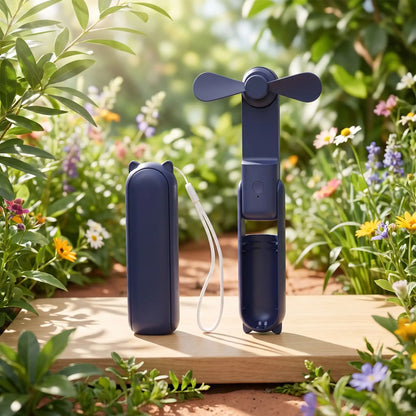 ventilateur-a-main-pliable-bleu